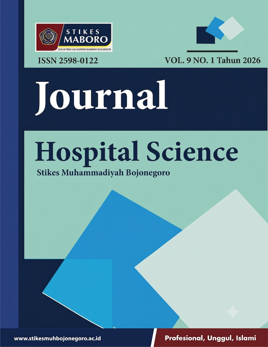 					Lihat Vol 9 No 1 (2026): Jurnal Hospital Science Vol. 9 No. 1 Tahun 2026
				